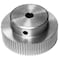 B&B Manufacturing 80MP037M6A8, Timing Pulley, Aluminum, Clear Anodized,  80MP037M6A8 - alternate 2